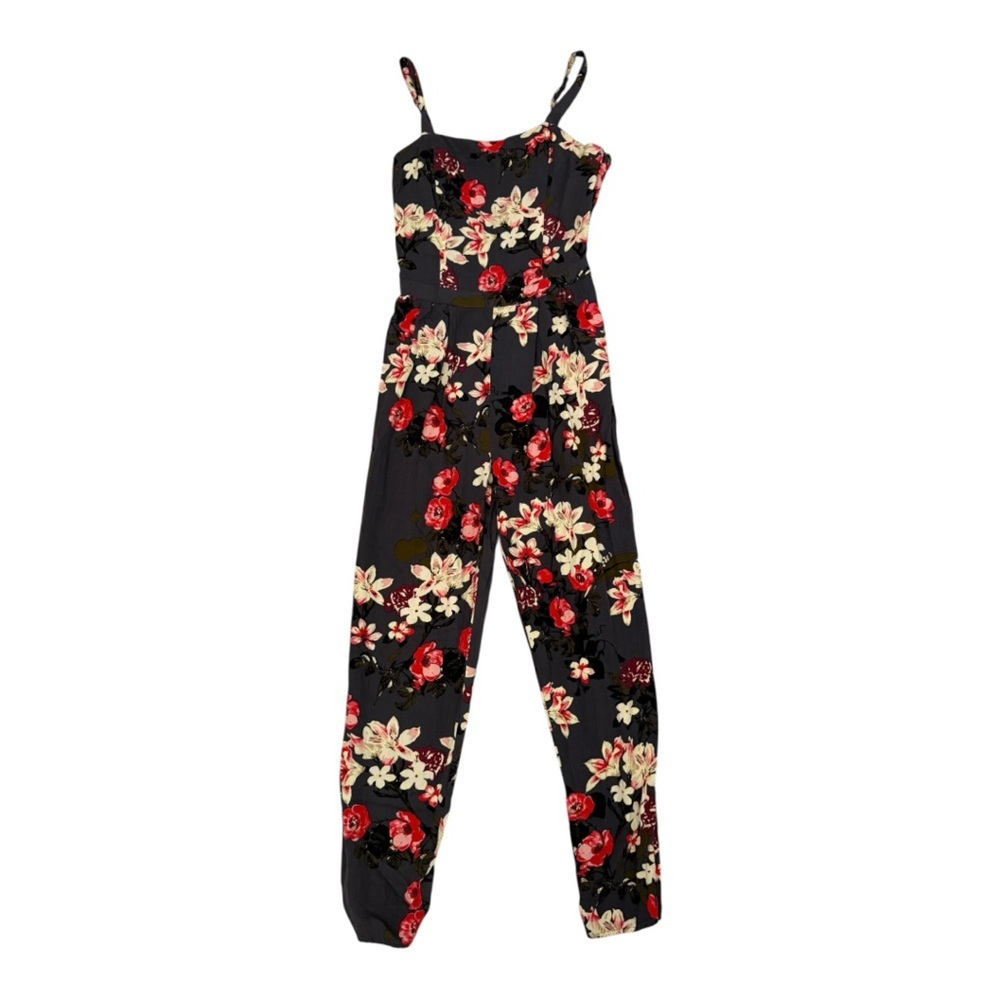 Abercrombie & Fitch Floral Strappy Back Jumpsuit XS